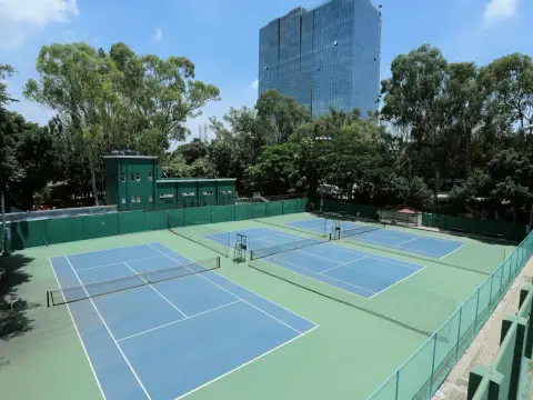 Tennis courts at Bangalore Club