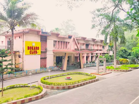 Bokaro Club signed clubhouse exterior