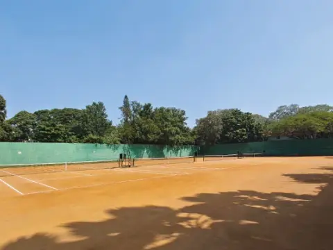 Tennis court at Bowring Institute