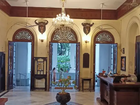 Entrance hall at Calcutta Club