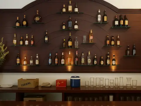 Calicut Cosmopolitan Club — bar counter