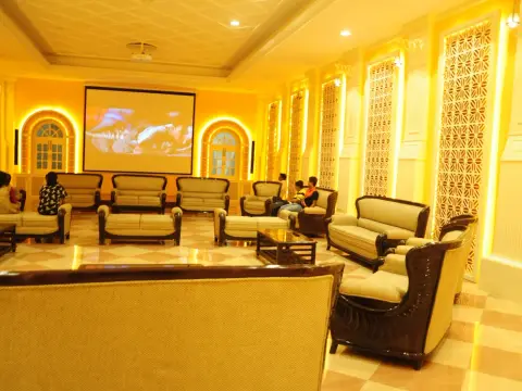 Hall and lounge seating at Chhattisgarh Club