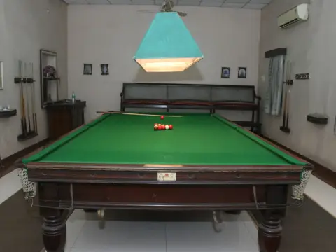 Billiards room at Chhattisgarh Club