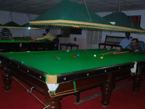 Billiards room at Cuttack Club