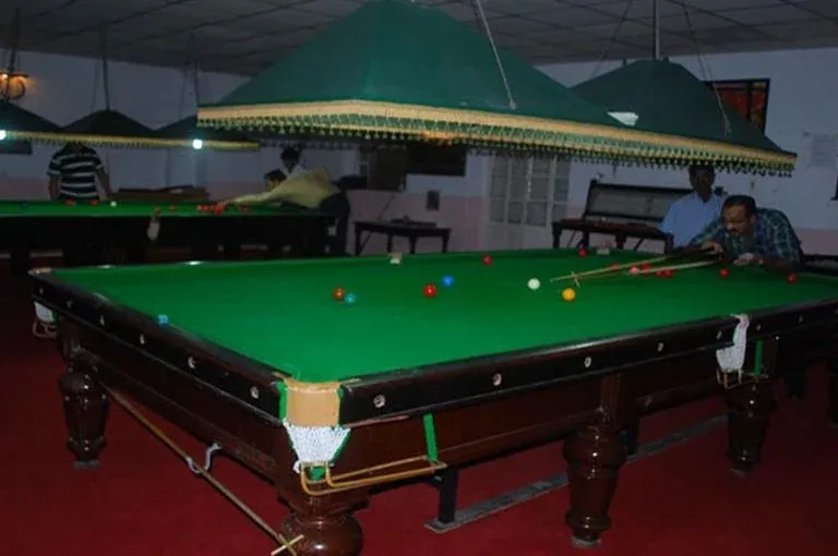 Billiards room at Cuttack Club