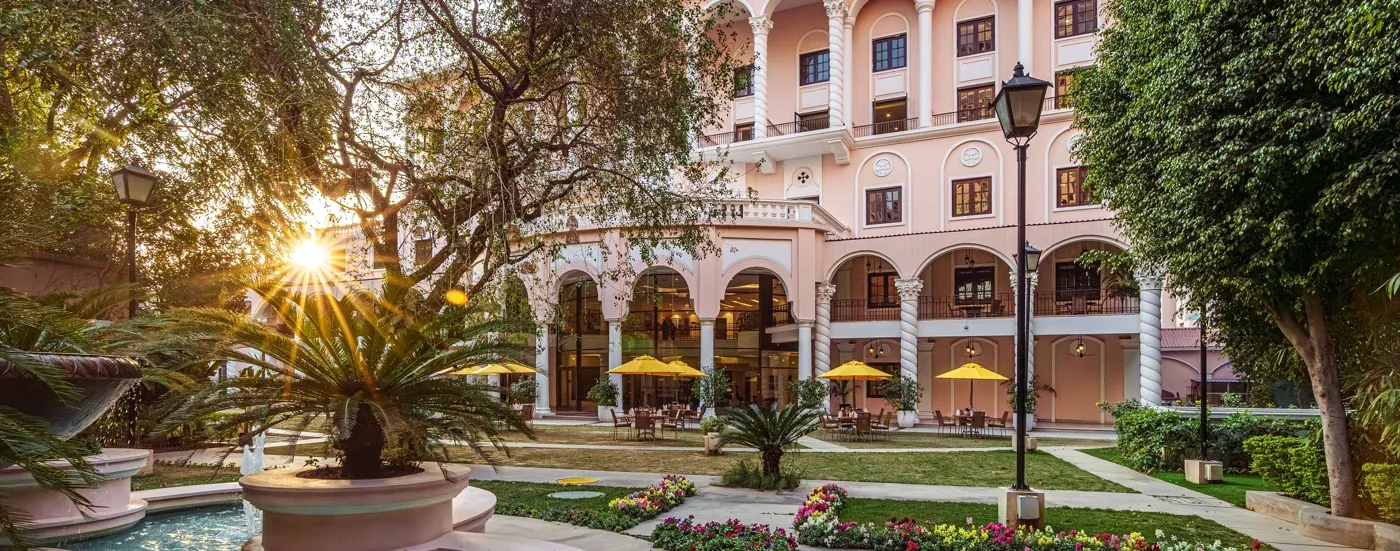 Clubhouse courtyard — DLF Club 5