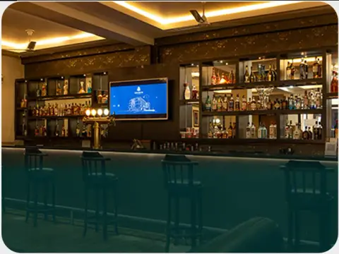 Bar interior at Emerald Garden Club