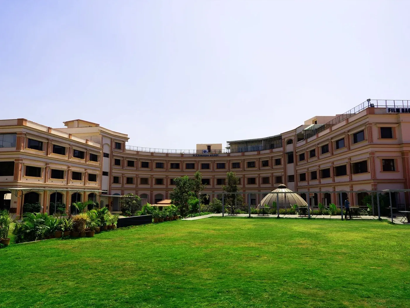 Film Nagar Cultural Centre main building and courtyard