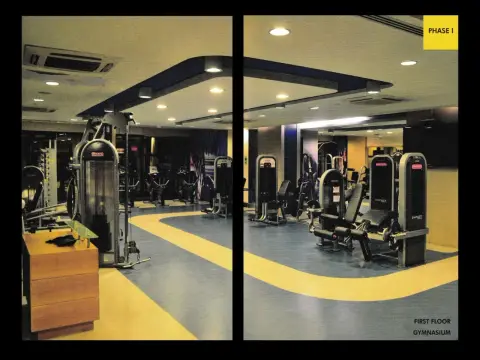 Garware Club House gym facilities — photo collage