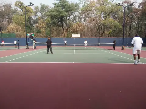 Tennis courts in use at Gondwana Club