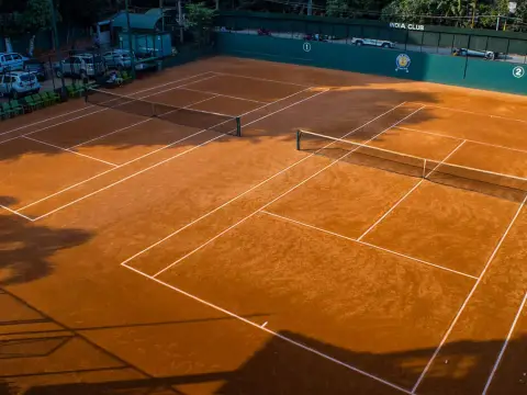 Tennis courts at India Club Guwahati