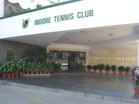 Indore Tennis Club signed main entrance