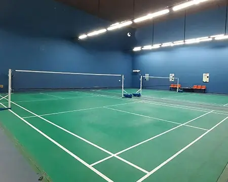 Indoor badminton court — Jullundur Gymkhana Club
