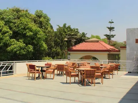 Poolside party terrace at Karnataka Golf Association