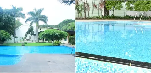 Swimming-pool photo strip at KC Palace Club