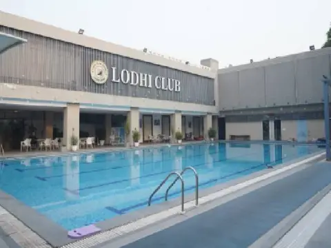 Swimming pool beside the clubhouse — Lodhi Club