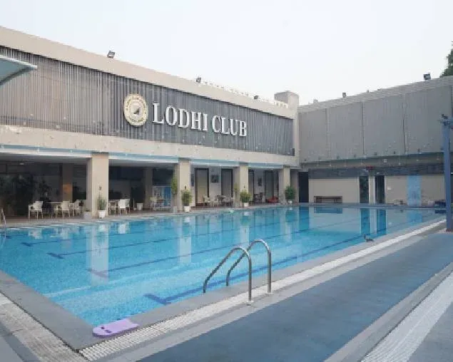Swimming pool beside the clubhouse — Lodhi Club