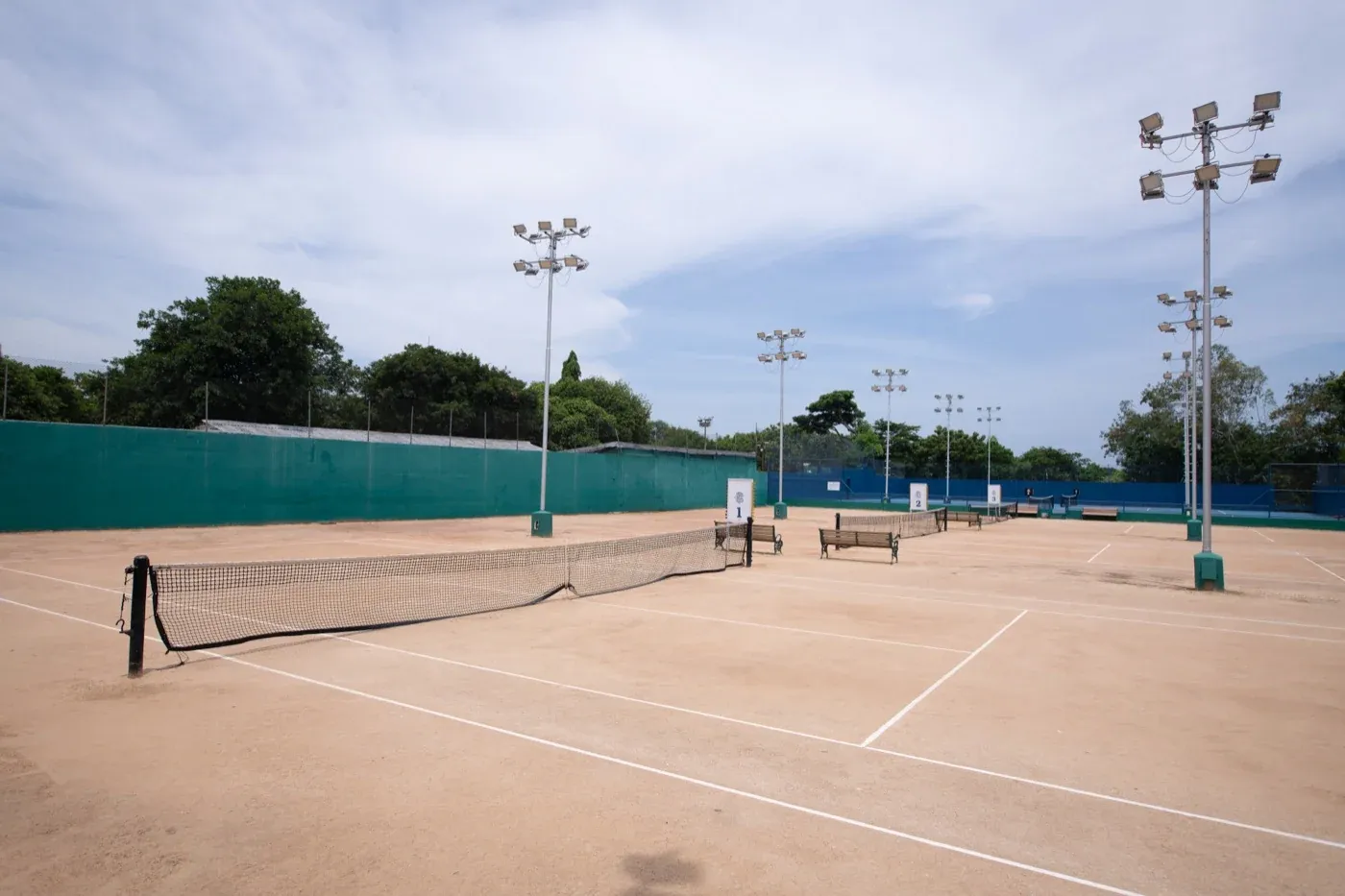 Madras Gymkhana Club — tennis courts