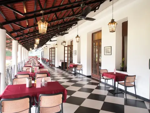 Madras Gymkhana Club — Verandah restaurant