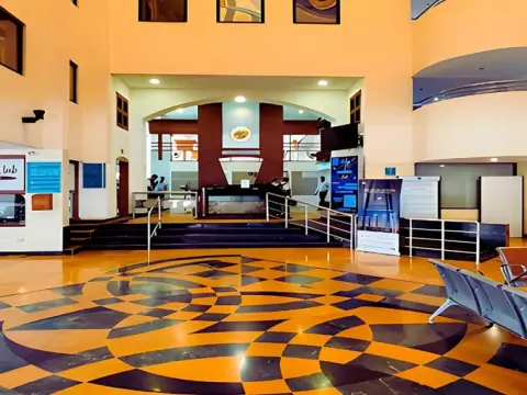Main interior atrium at PYC Hindu Gymkhana