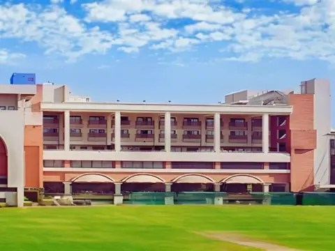 PYC Hindu Gymkhana building overlooking the lawn