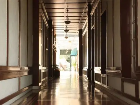 Heritage clubhouse corridor at Secunderabad Club