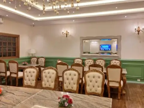 Restaurant interior at Shillong Club