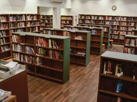 Library and reading room at Tollygunge Club